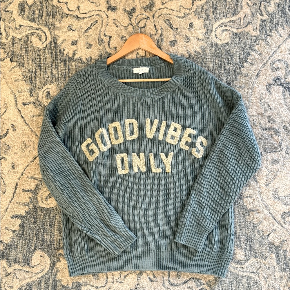 Cable knit sweater